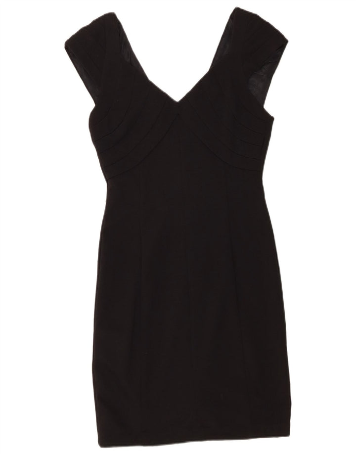 ZARA Womens Sleeveless Sheath Dress UK 12 Medium Black