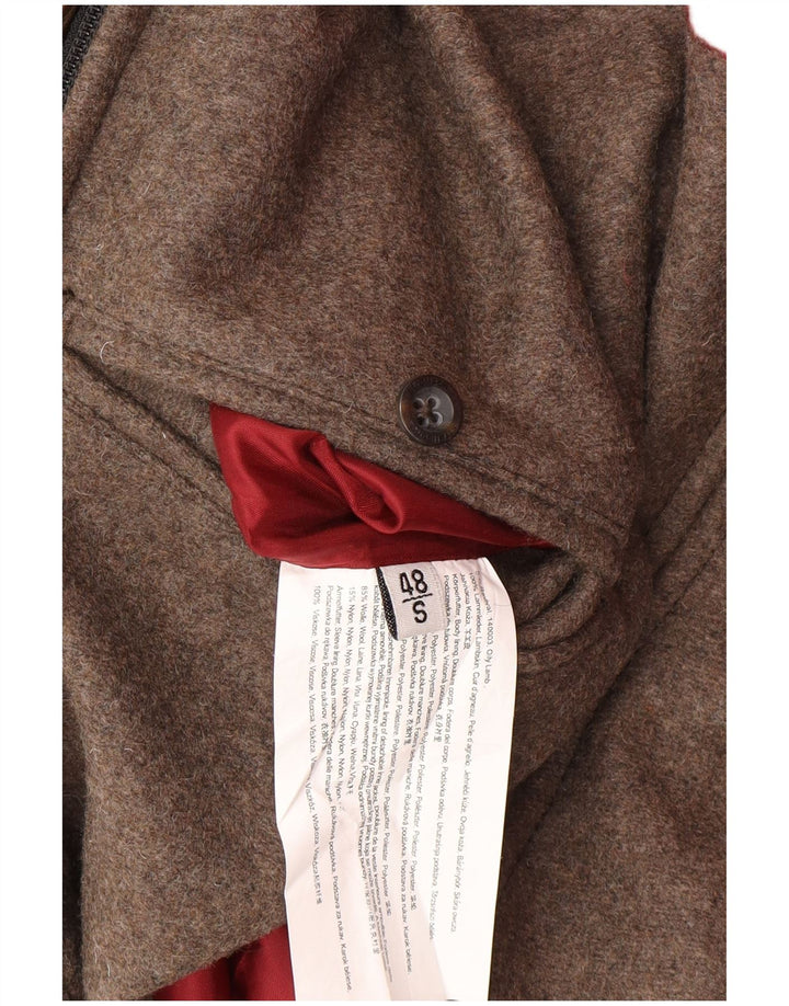 STRELLSON Мужская кожаная куртка IT 48 Medium Brown Leather