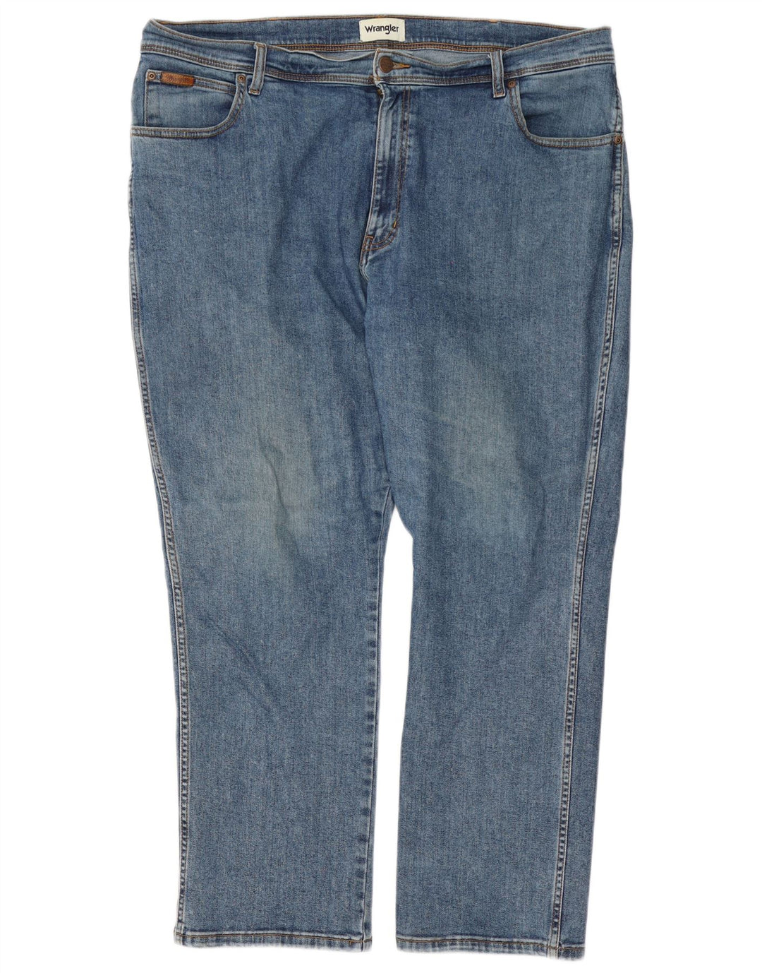 Мужские прямые джинсы Wrangler Texas W42 L30, синий хлопок
