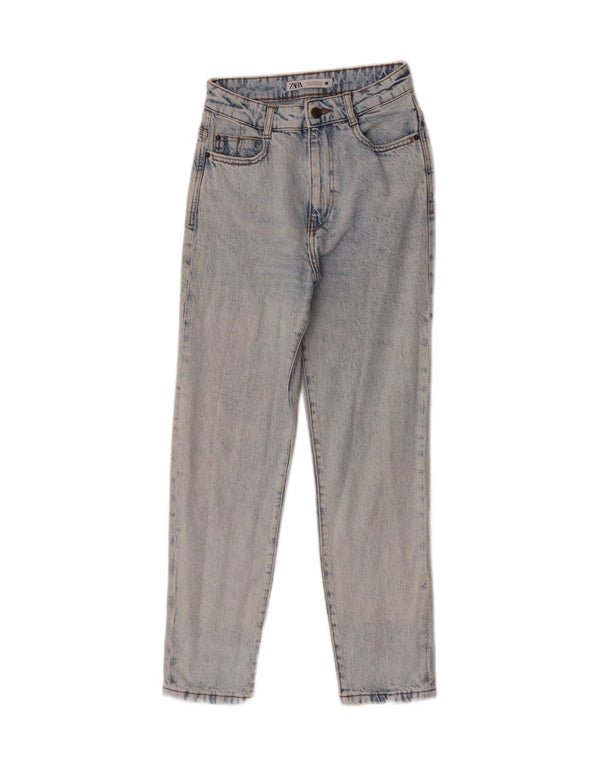 Женские зауженные джинсы Zara EU 34 2XS W24 L28 синие