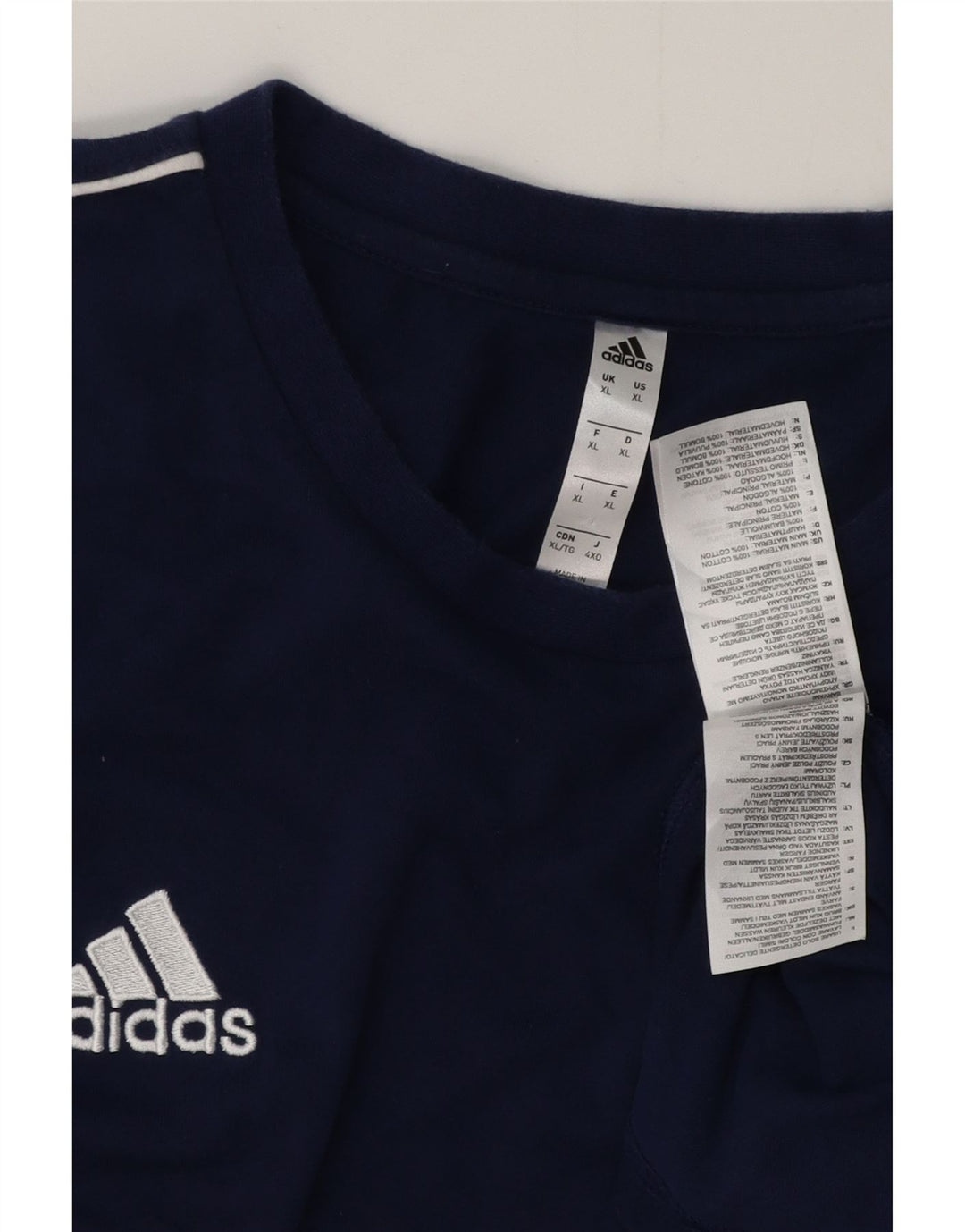 Мужская футболка ADIDAS Top XL, темно-синий, хлопок