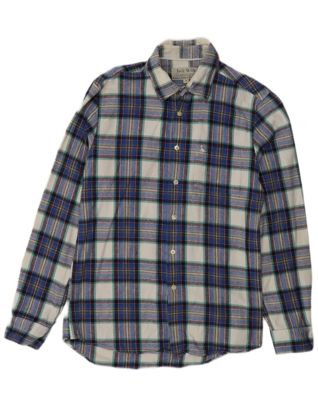 Мужская фланелевая рубашка Jack Wills, маленькая, темно-синяя, хлопковая в клетку