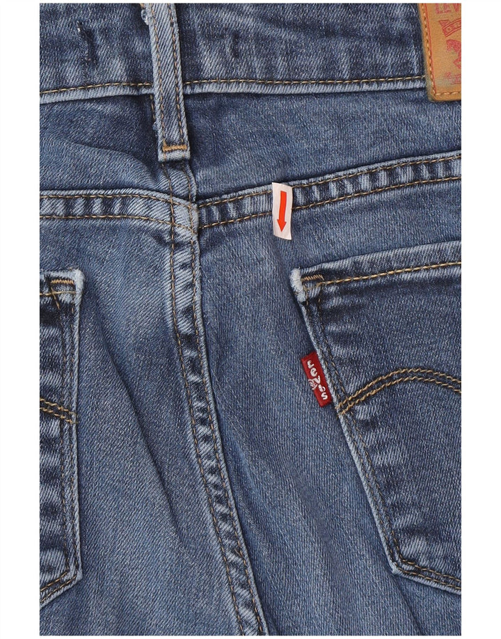 Женские зауженные джинсы Levi's 712 W28 L32 синие из лиоцелла