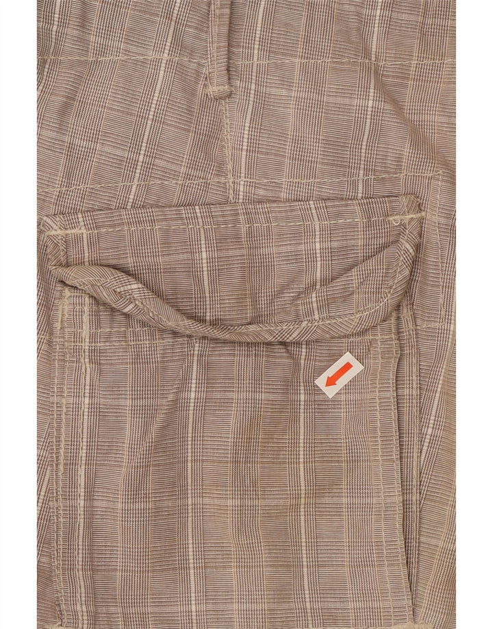 Мужские шорты карго Scotch & Soda W32, хлопковые серые в клетку среднего размера