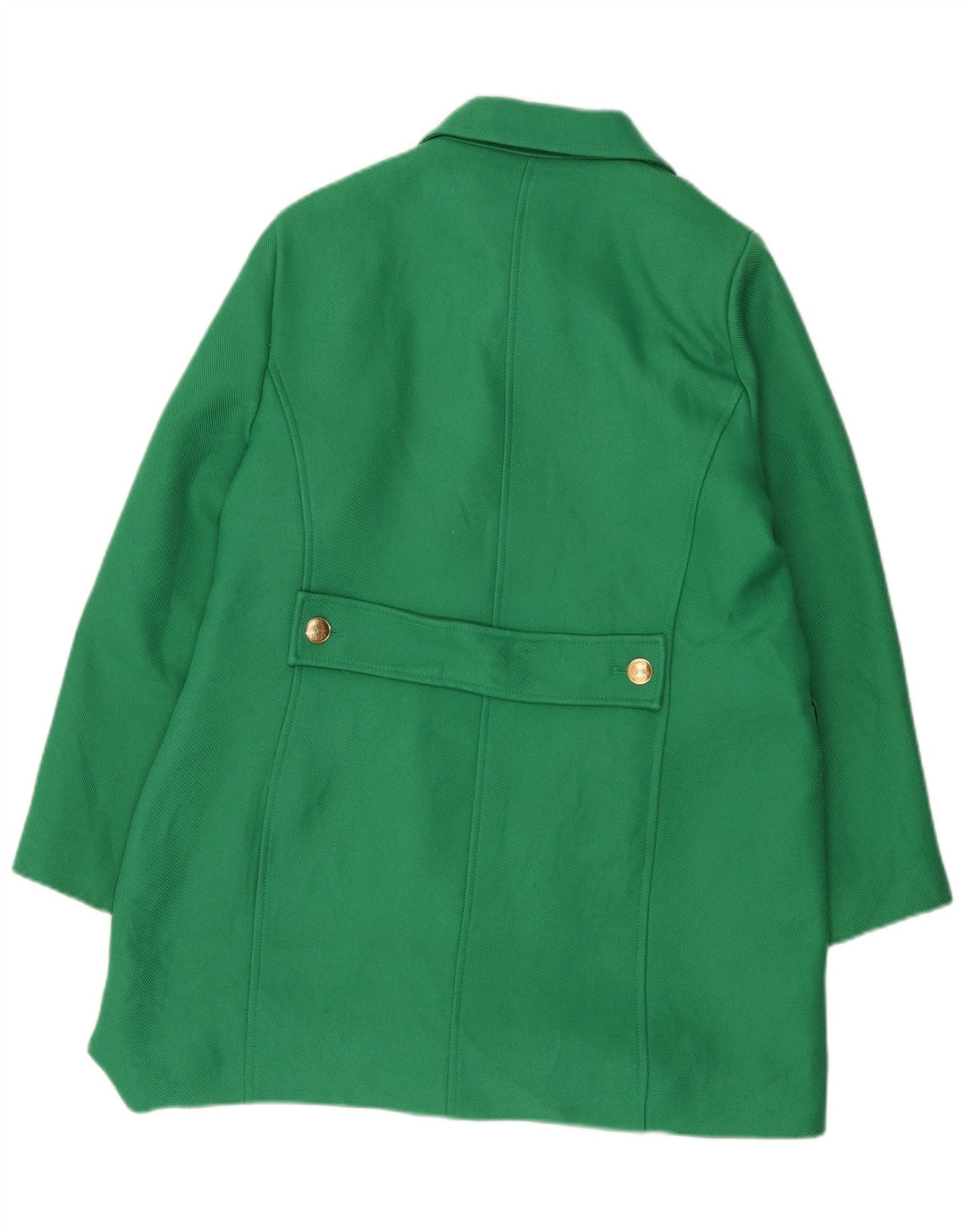 Женское двубортное пальто Zara UK 18 XL, зеленый полиэстер