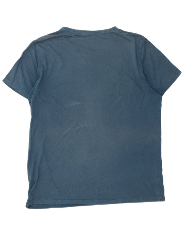 Мужская футболка с рисунком Jack & Jones Top 2XL, темно-синий, хлопок