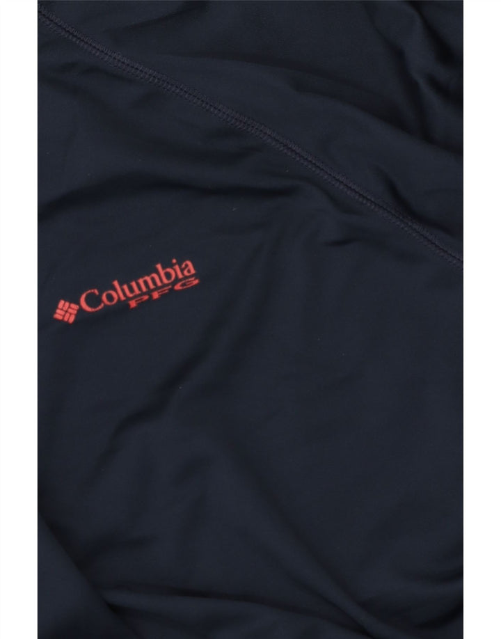 Мужской пуловер с рисунком Columbia, спортивный костюм, топ XL, темно-синий