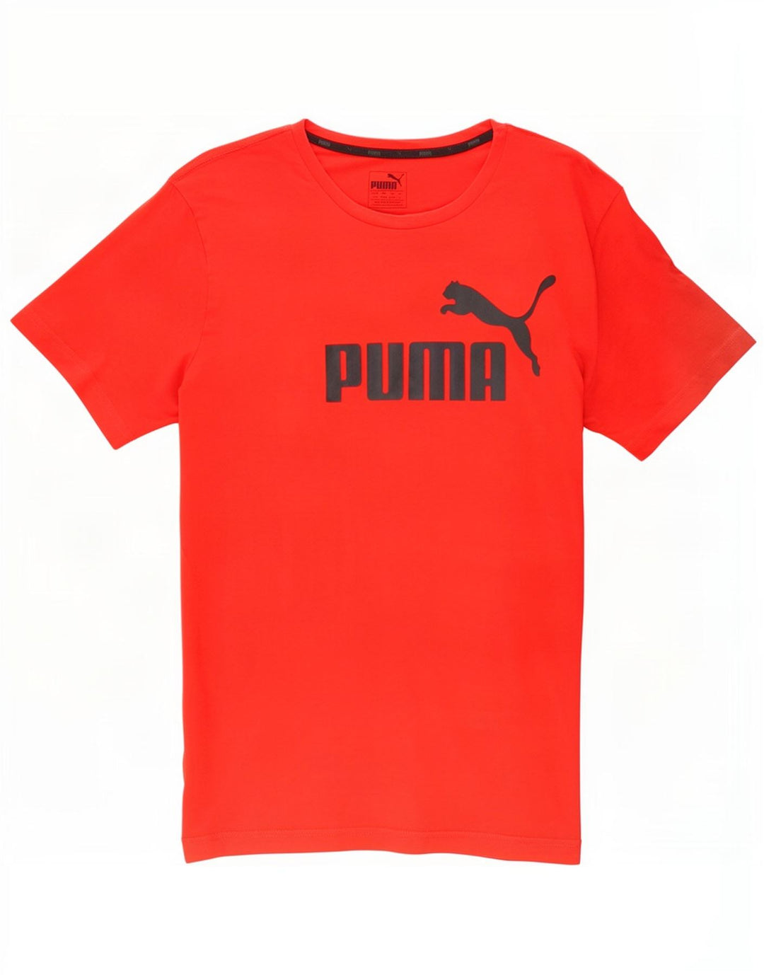 Мужская футболка с рисунком Puma, большой красный хлопок