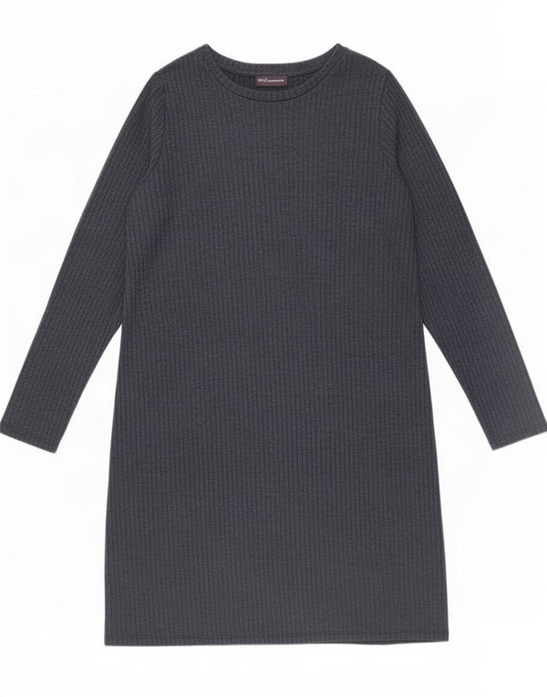 Женское платье-футболка с длинным рукавом Marks & Spencer UK 18 XL Темно-синее