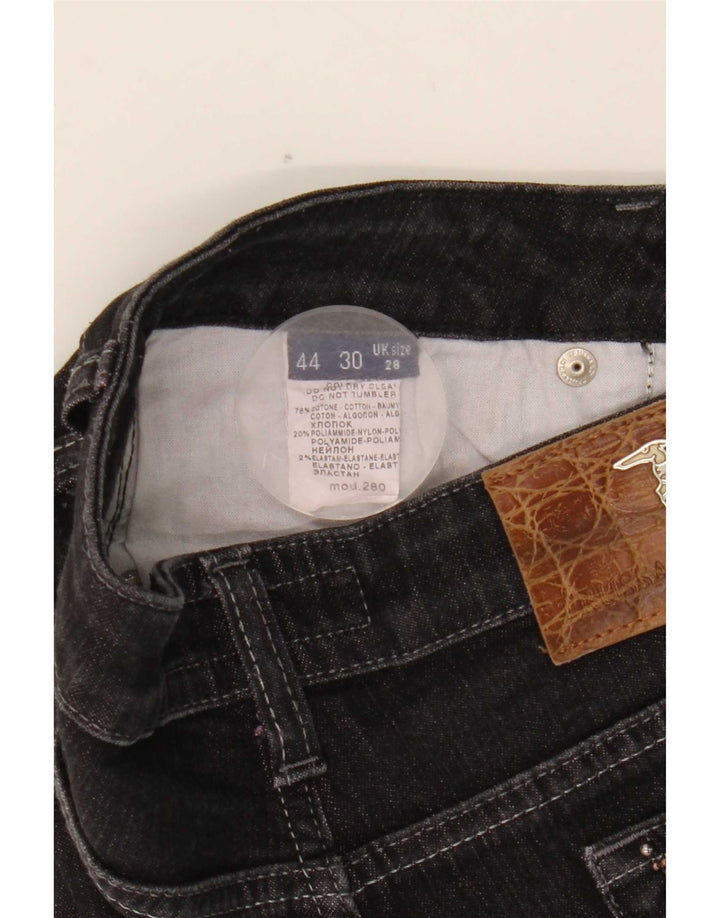 Женские прямые джинсы Trussardi W28 L29, черный хлопок