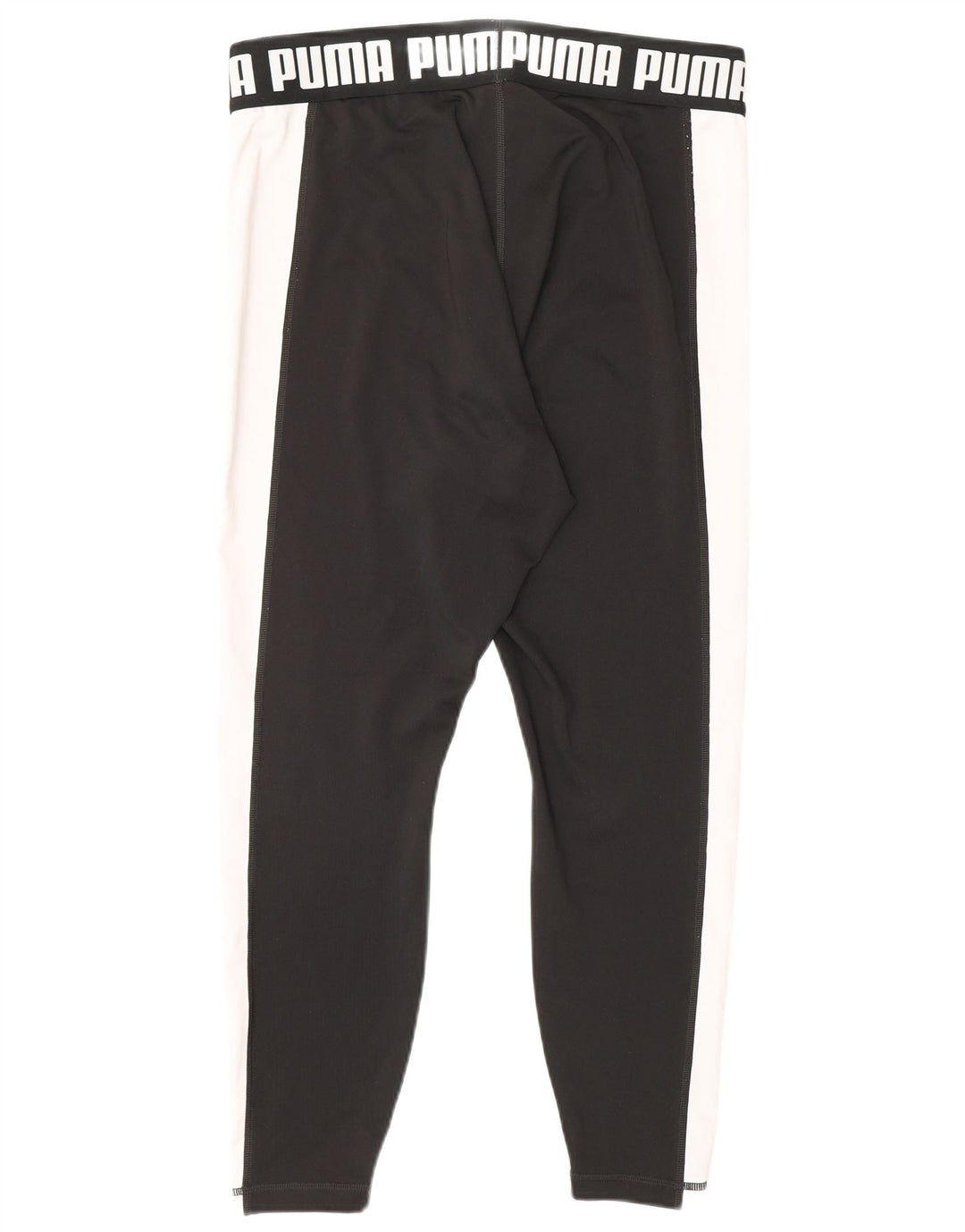 Женские леггинсы с рисунком Puma UK 16, большие черные спортивные штаны из полиэстера