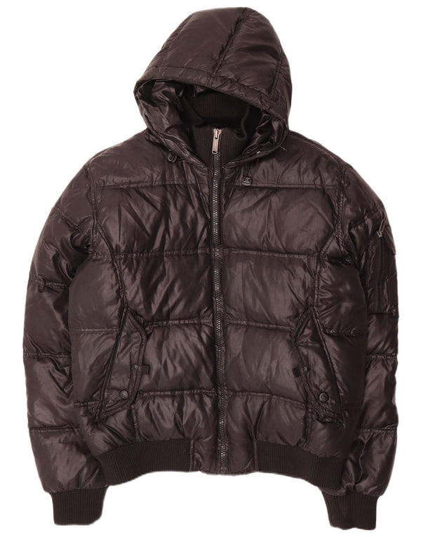 Мужская утепленная куртка BOMBOOGIE с капюшоном UK 44 2XL, черный полиэстер