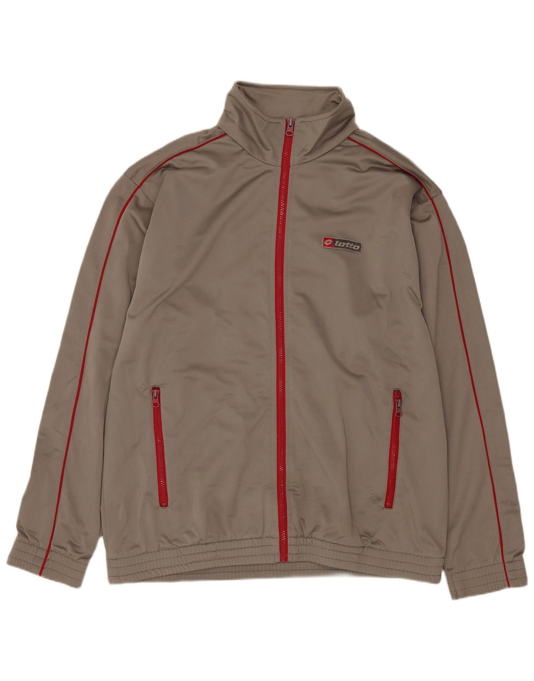 Мужской спортивный костюм Lotto, верхняя куртка, большой размер, цвет хаки, полиэстер