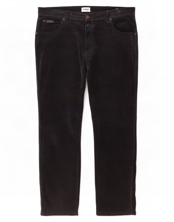 Мужские вельветовые брюки Wrangler Texas Slim W38 L30, темно-синий, хлопок