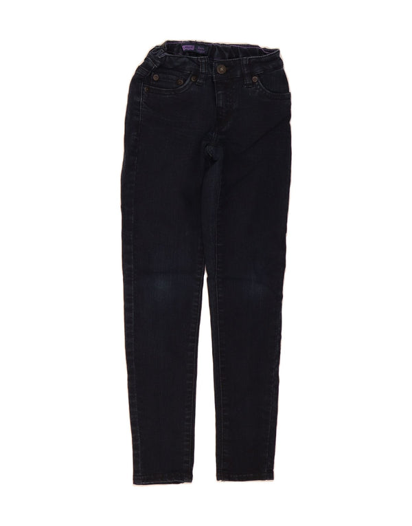 LEVI'S Girls Legging Jeans 6-7 Years W21 L23 Navy Blue Cotton