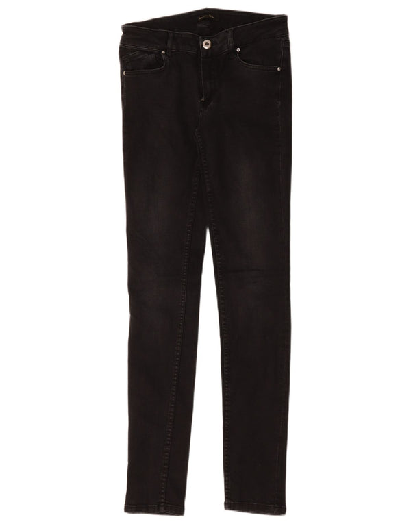 Женские джинсы скинни Massimo Dutti EU 34 2XS W24 L29, черный хлопок
