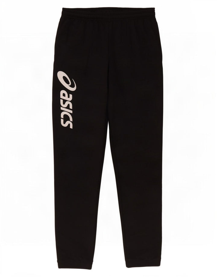 Мужские спортивные брюки Asics с графическим рисунком XL, черный полиэстер