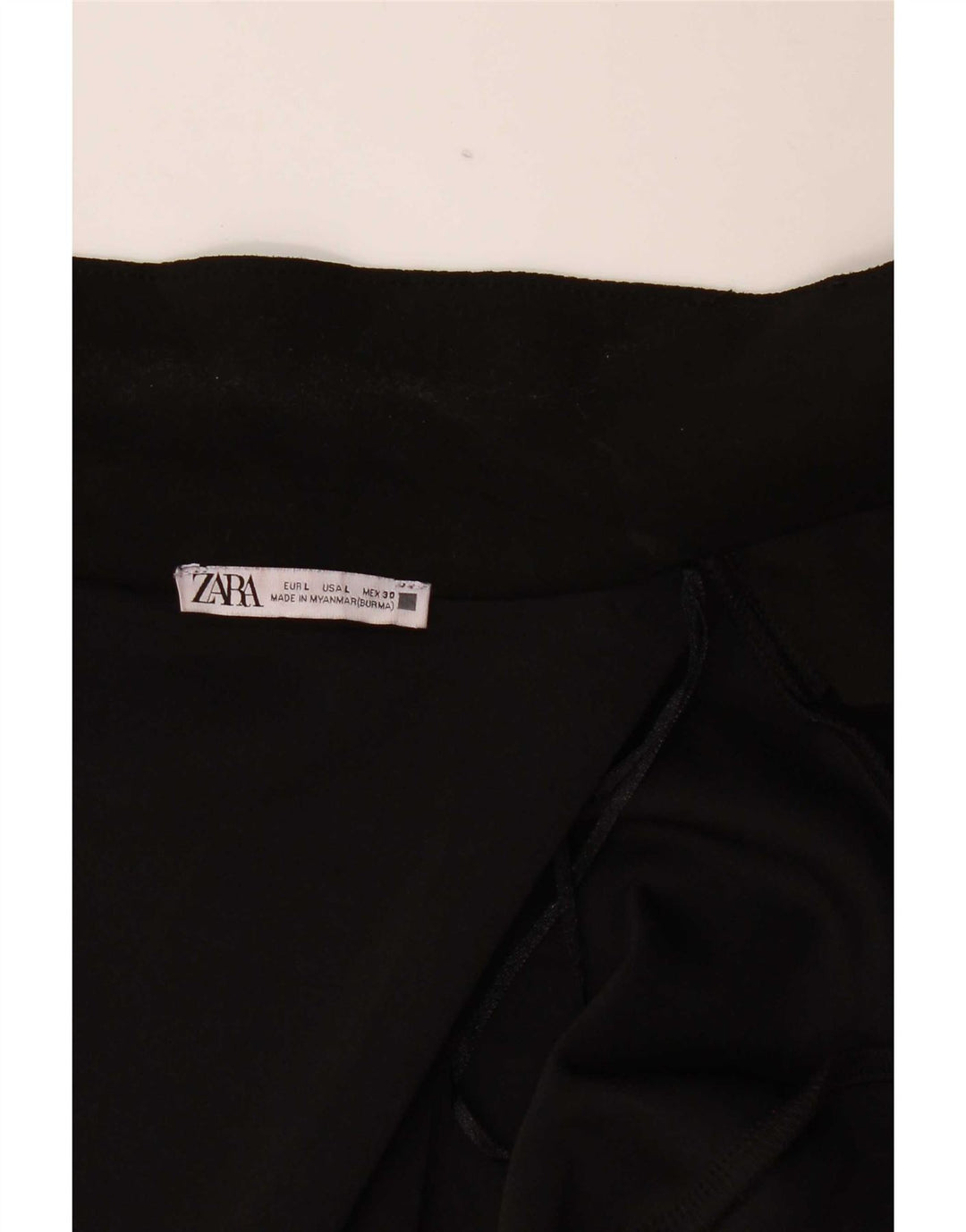Женское открытое пальто Zara UK 16, большое черное