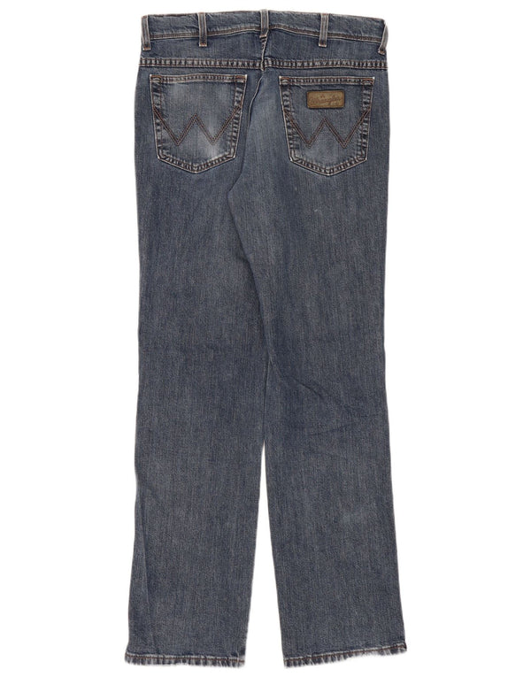 Мужские прямые джинсы Wrangler Texas Stretch W34 L34, синий хлопок