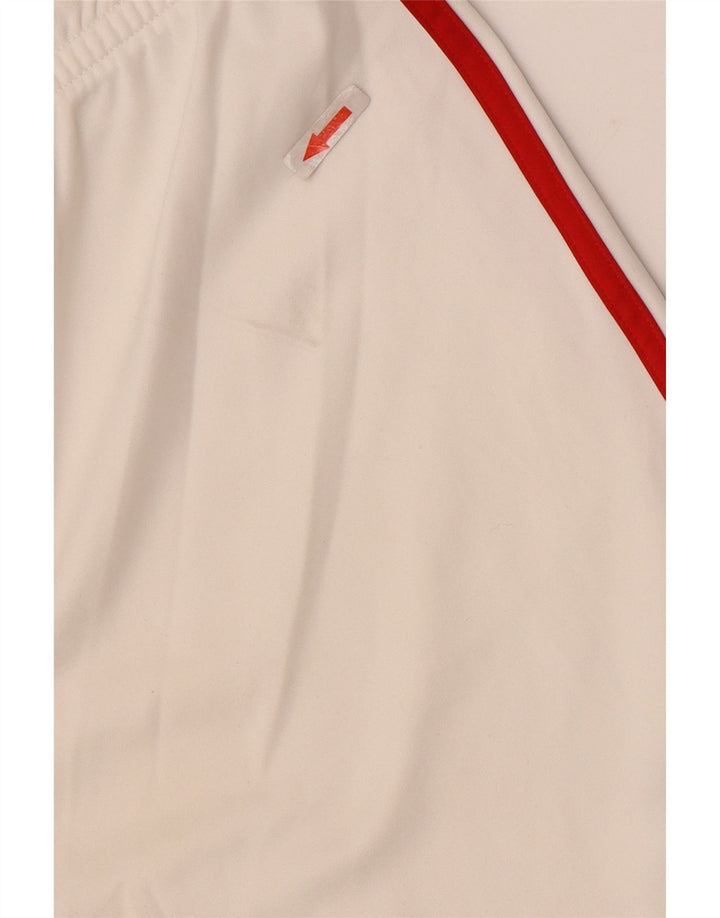 Мужские спортивные шорты Adidas AC Milan, большие белые полиэстер с цветными блоками