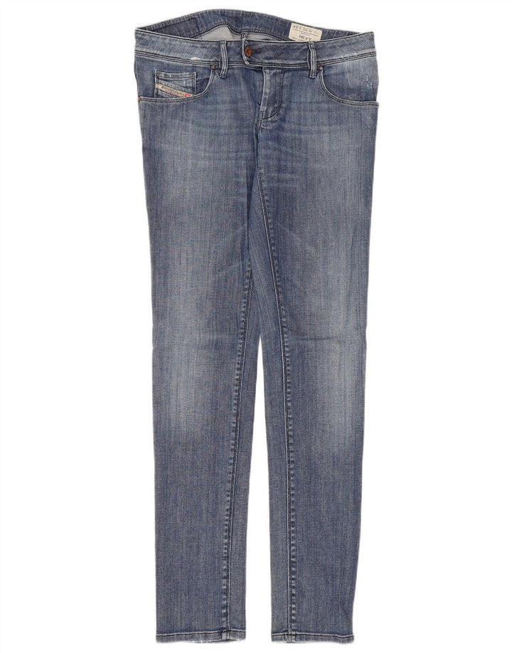 Женские узкие джинсы Diesel Nevy W30 L34, синий хлопок