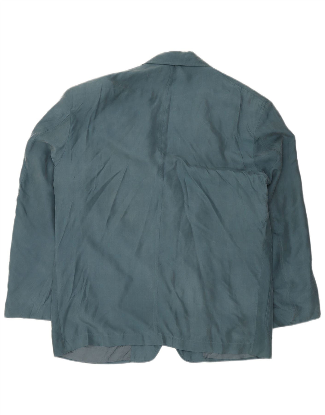 TRUSSARDI Мужской пиджак на 2 пуговицах IT 54 2XL Синий Шелк