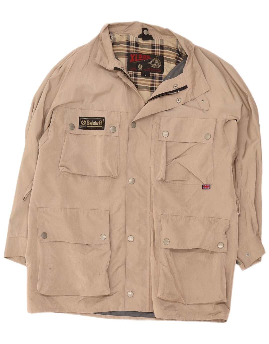 Мужская куртка Belstaff UK 40, большая, бежевая