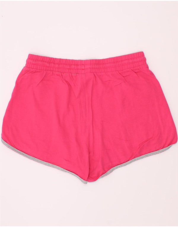 Спортивные шорты Benetton для девочек 11-12 лет, 2XL, розовые, хлопок