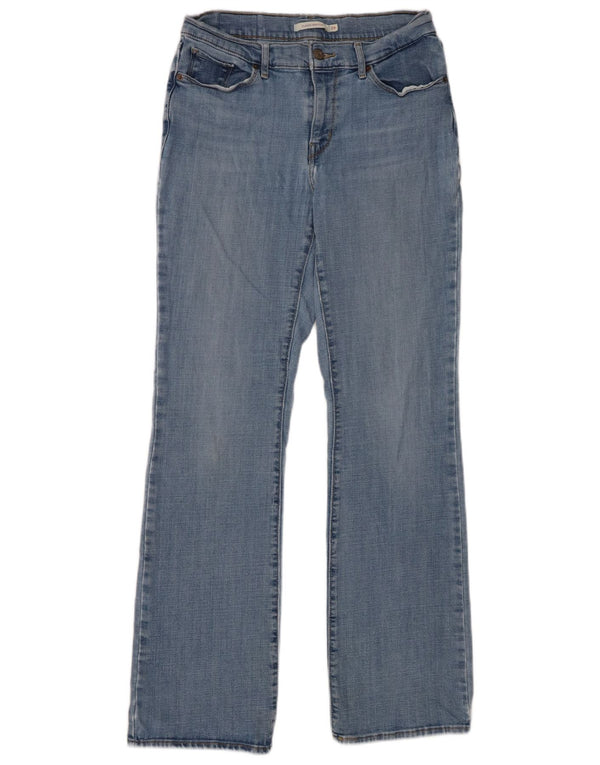 Женские классические джинсы Levi's Bootcut W28 L32, синие, хлопок