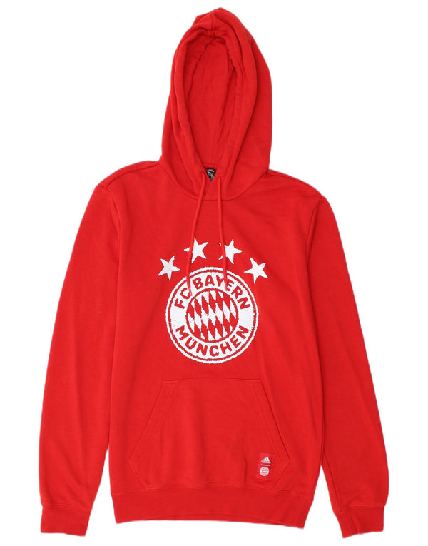 Мужской джемпер с капюшоном Adidas FC Bayern Munchen XS, красный хлопок