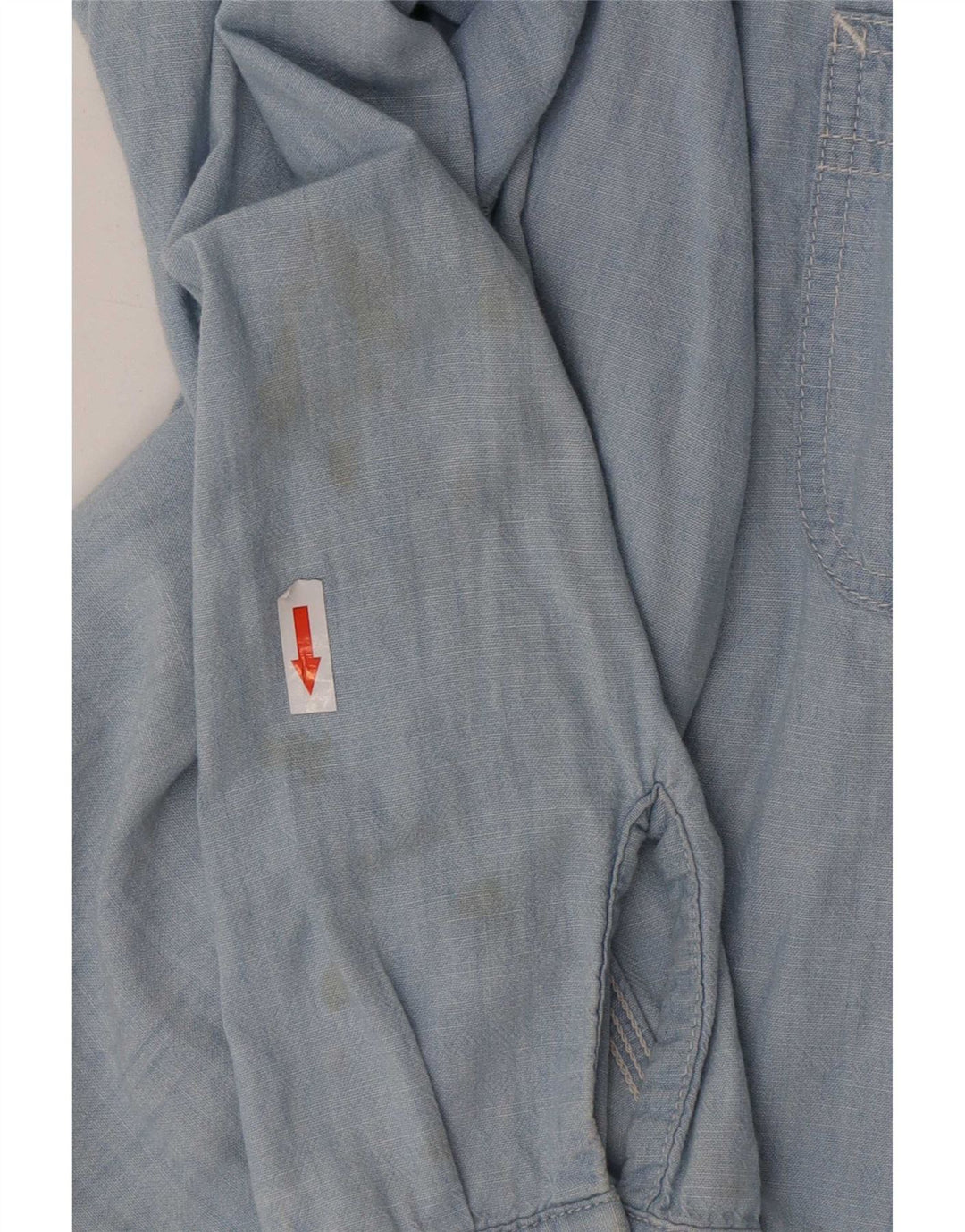 Мужская рубашка стандартного кроя Carhartt из хлопка среднего синего цвета