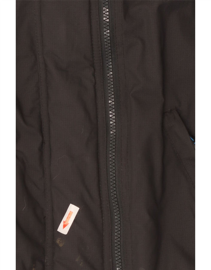 Женская дождевик с рисунком Superdry The Windcheater UK 10, маленький серый нейлон