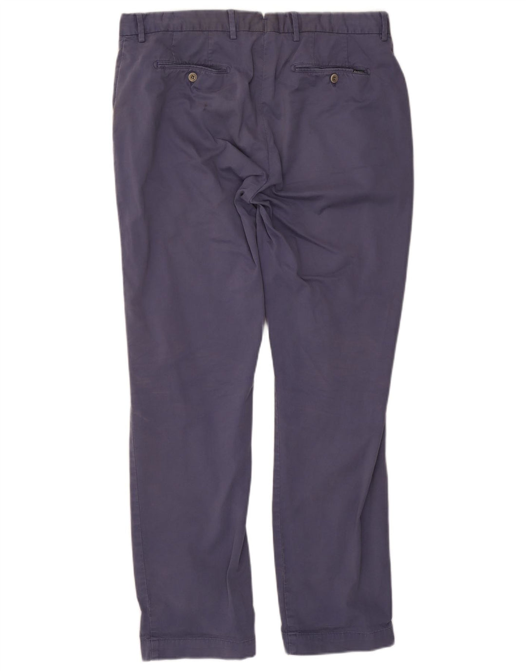 Hackett Мужские прямые костюмные брюки W36 L32 Темно-синие хлопковые
