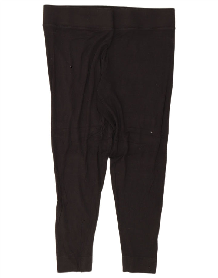 Женские капри Marks & Spencer UK 18 XL, черные вискозы