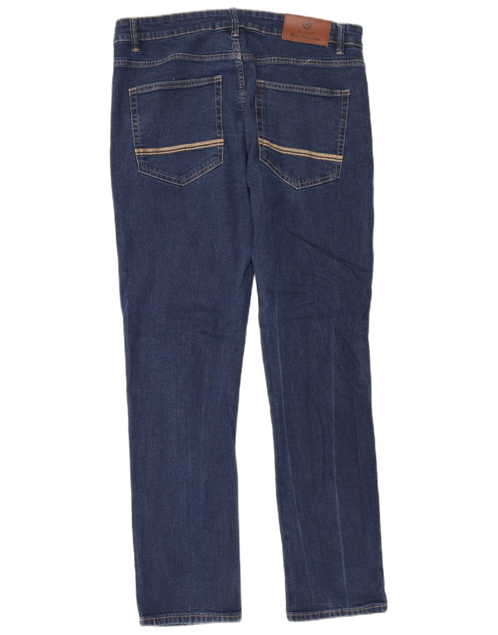 Мужские прямые джинсы Ben Sherman W36 L31, синий хлопок