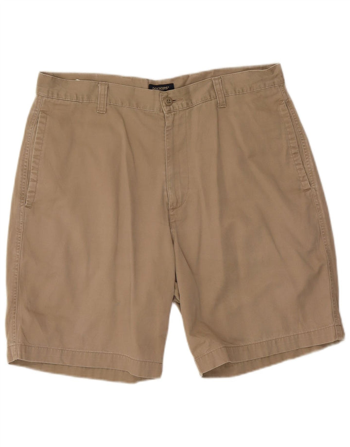 Мужские шорты чинос Dockers цвета хаки W36, большие бежевые, хлопок
