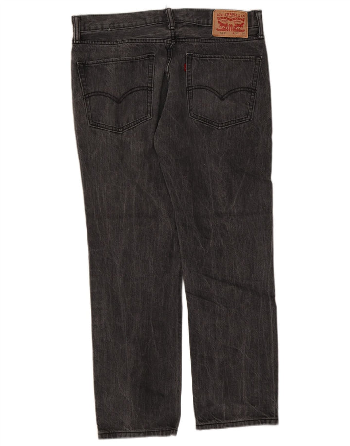Мужские джинсы Levi's 511 Slim W36 L28 Серые хлопковые