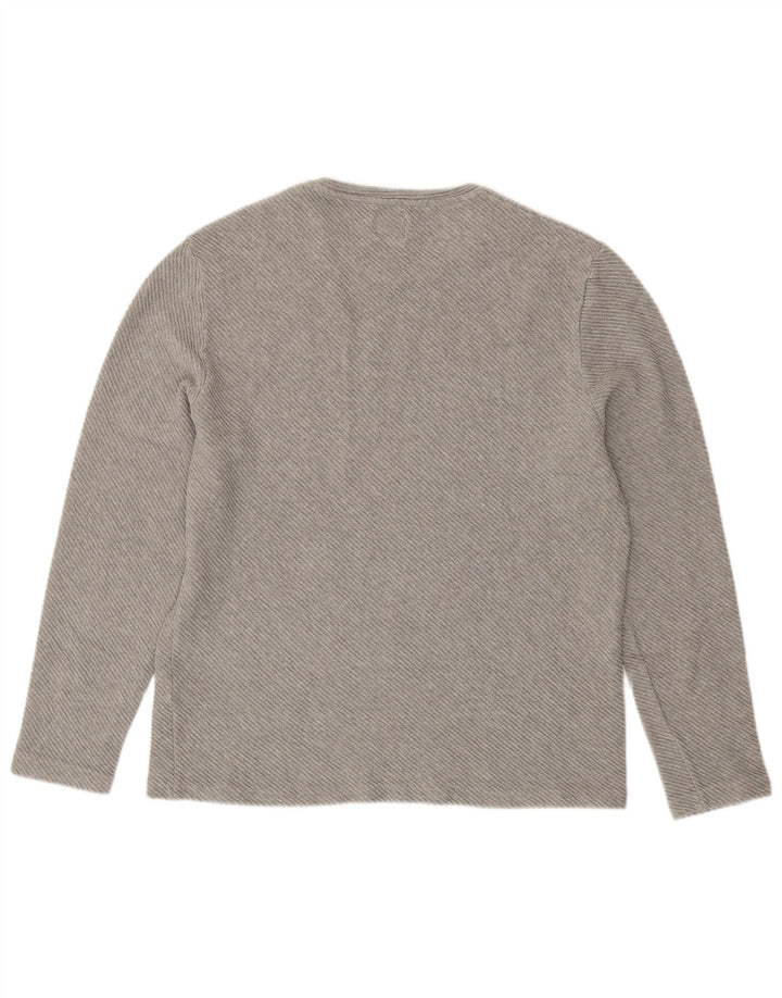 Женский топ Zara с длинным рукавом UK 18 XL, серый хлопок