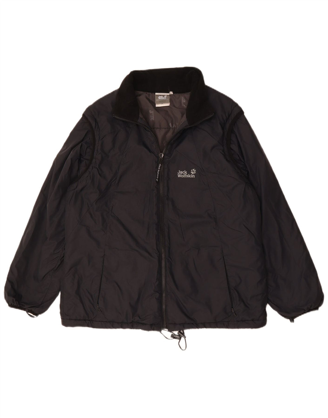 Женская ветровка с подкладкой Jack Wolfskin UK 18 XL, черный полиамид