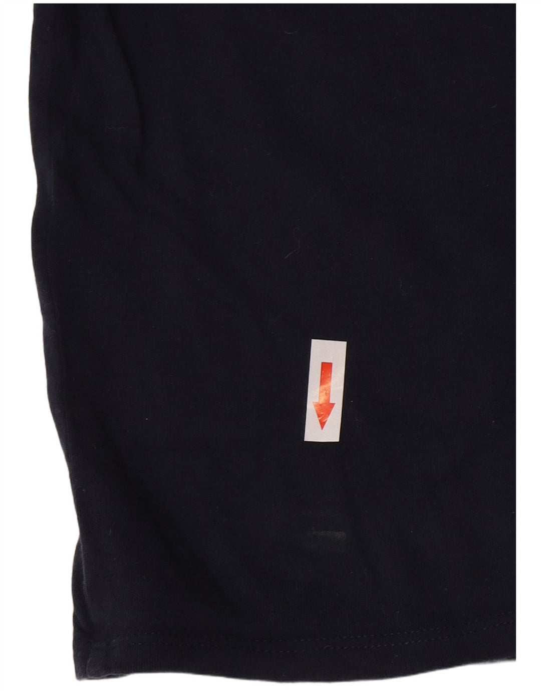 Женская укороченная футболка с графическим рисунком Hollister, средний темно-синий цветной блок