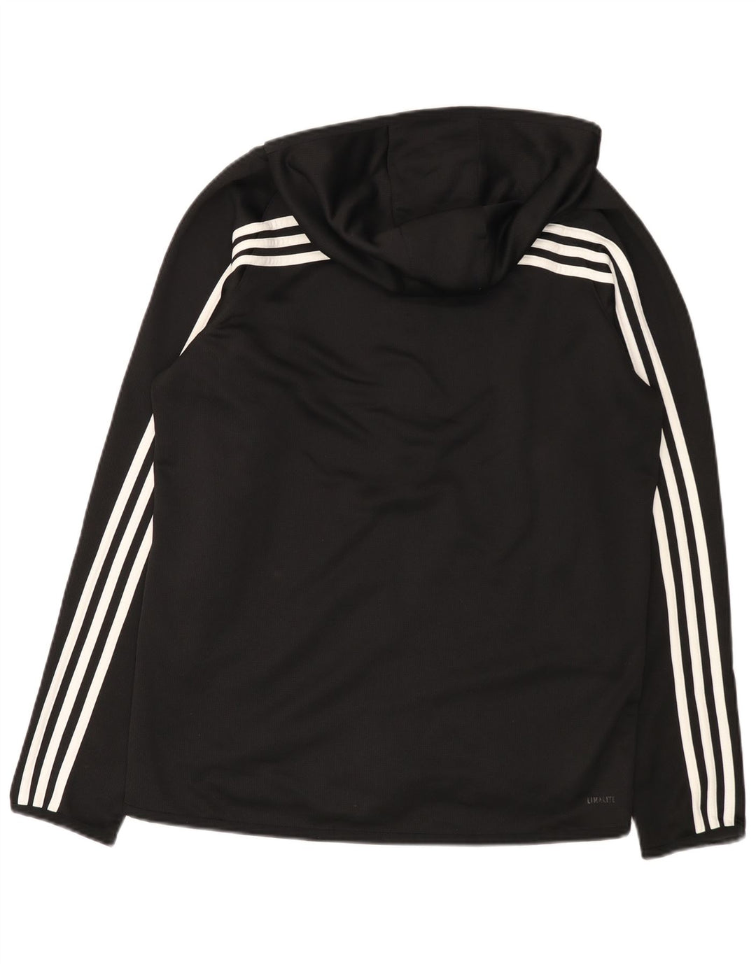 Мужской свитер с капюшоном Adidas Climalite на молнии, большой черный полиэстер