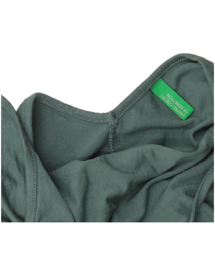 Женский топ с лямкой на бретельках BENETTON UK 8, маленький зеленый