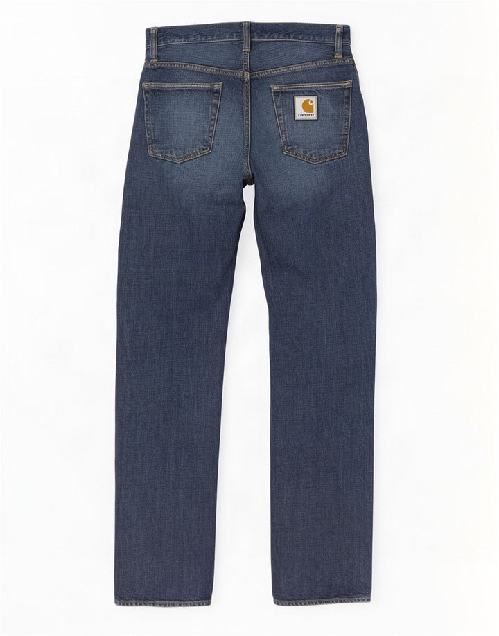 Мужские прямые джинсы Carhartt W32 L34 темно-синие, хлопок