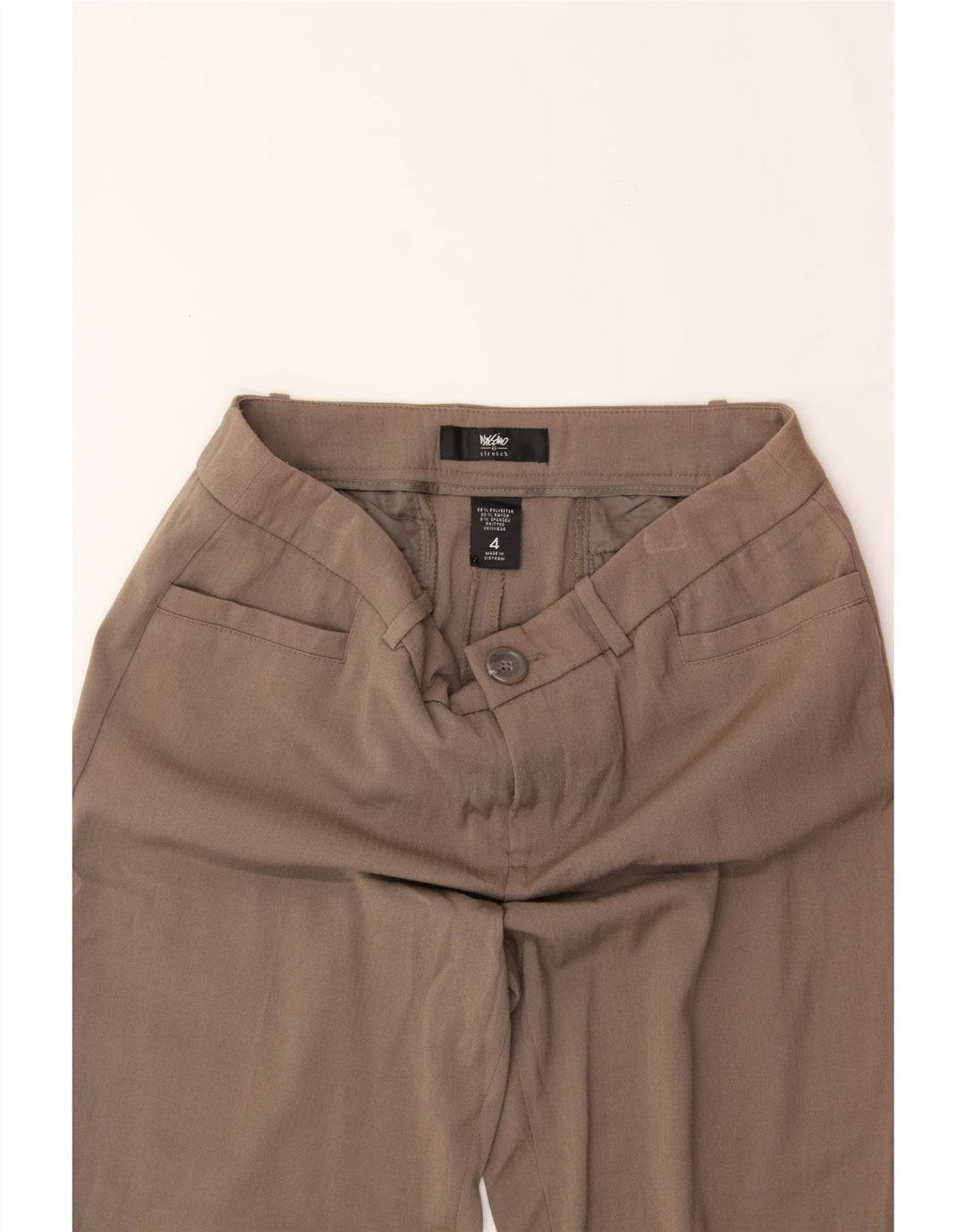 MOSSIMO Womens Bootcut Casual Trousers US 4 Small W30 L32 Beige Polyester Vintage Mossimo and Second-Hand Mossimo from Messina Hembry 