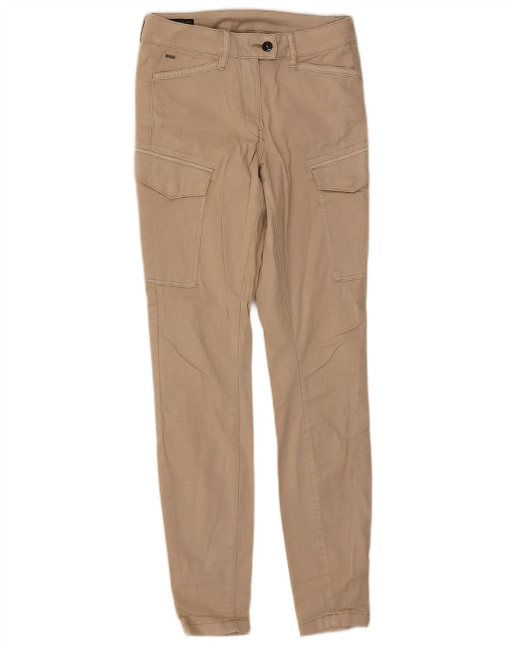 G-STAR Womens Slim Cargo Trousers W26 L30 Beige