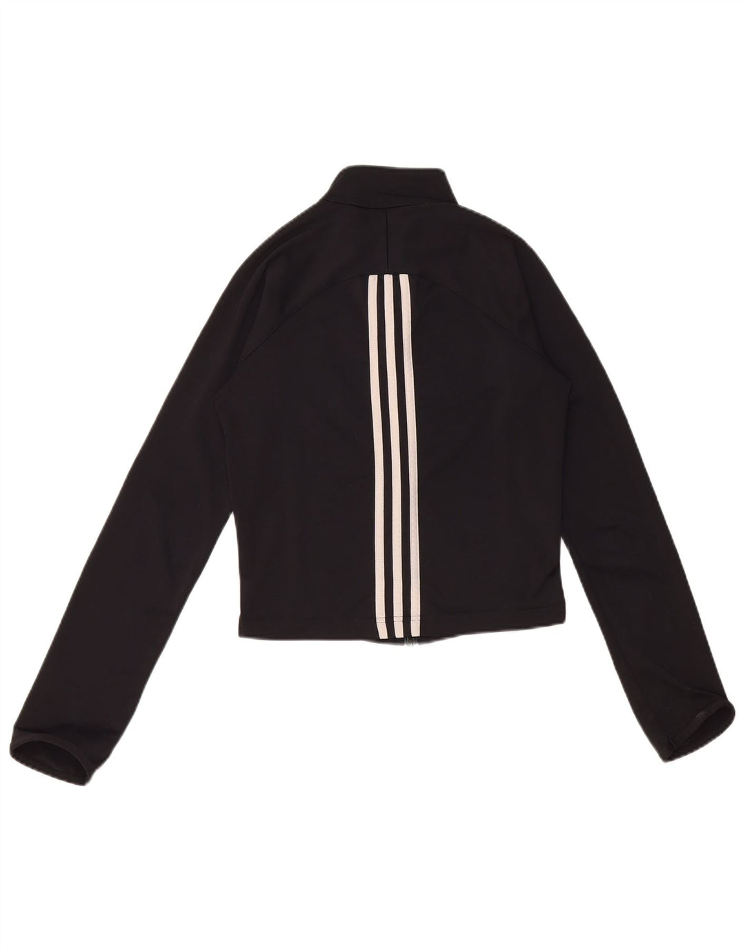 Женский укороченный спортивный костюм Adidas UK 10, маленький черный полиэстер