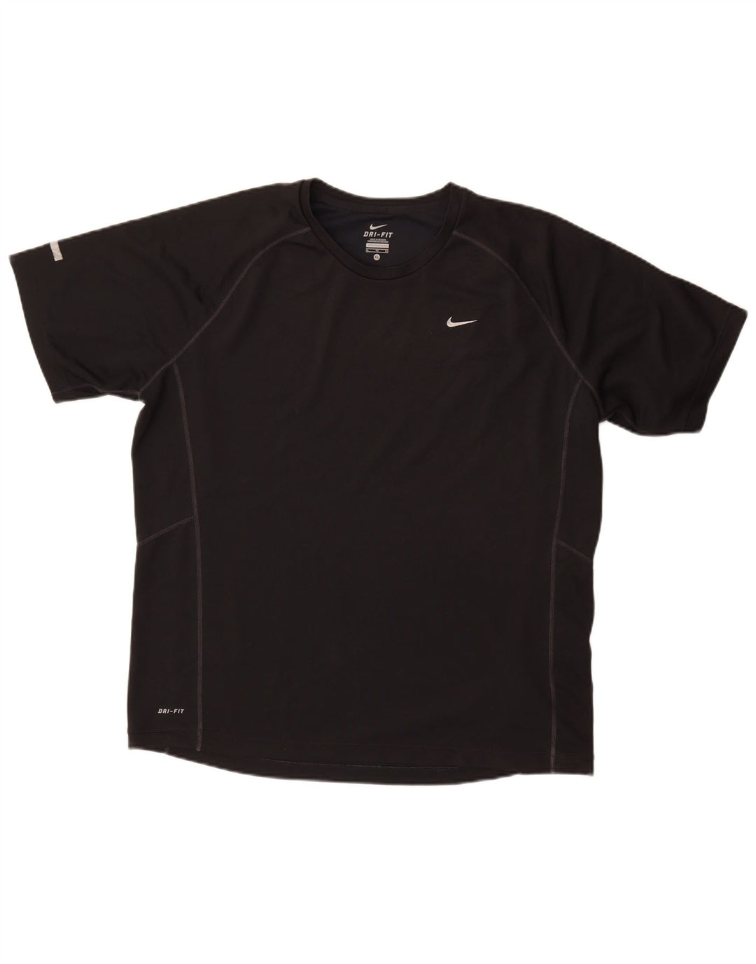 Мужская футболка Nike Dri Fit Top XL, черный полиэстер