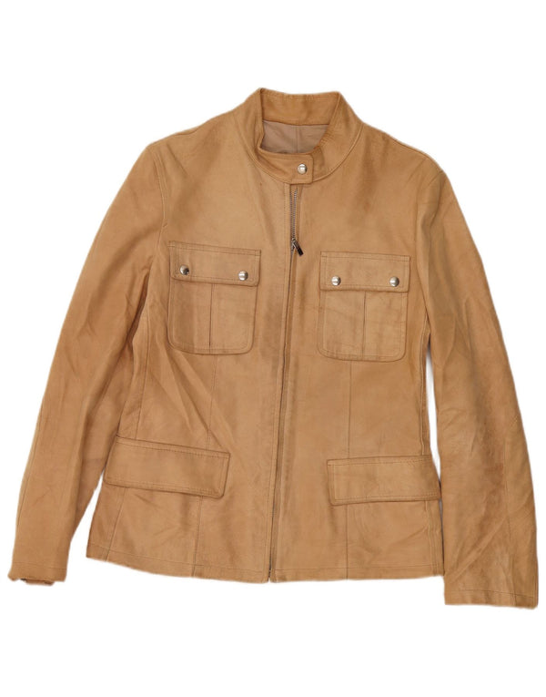 Куртка женская кожаная Conbipel IT 44 Medium Beige Leather