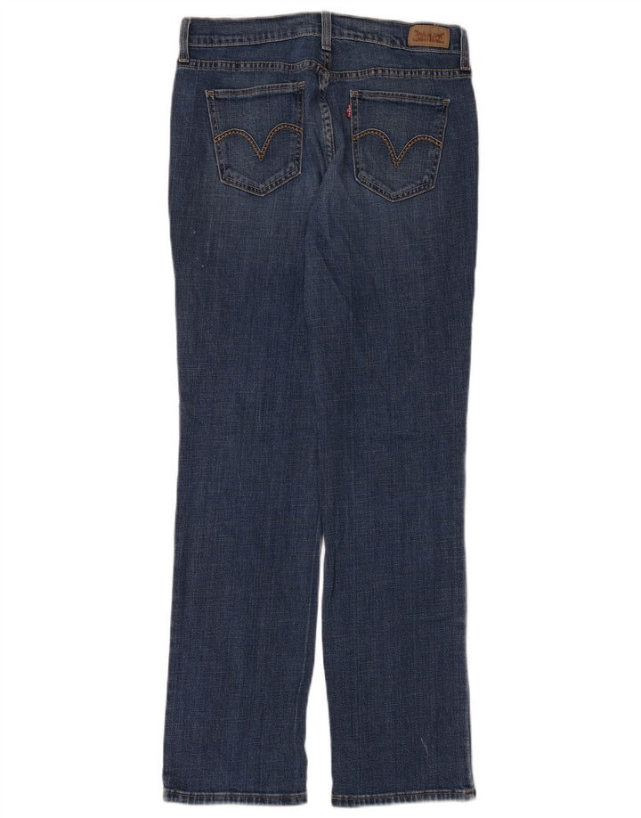 Женские прямые джинсы Levi's 505, США 6, средние W28 L32, темно-синие, хлопок