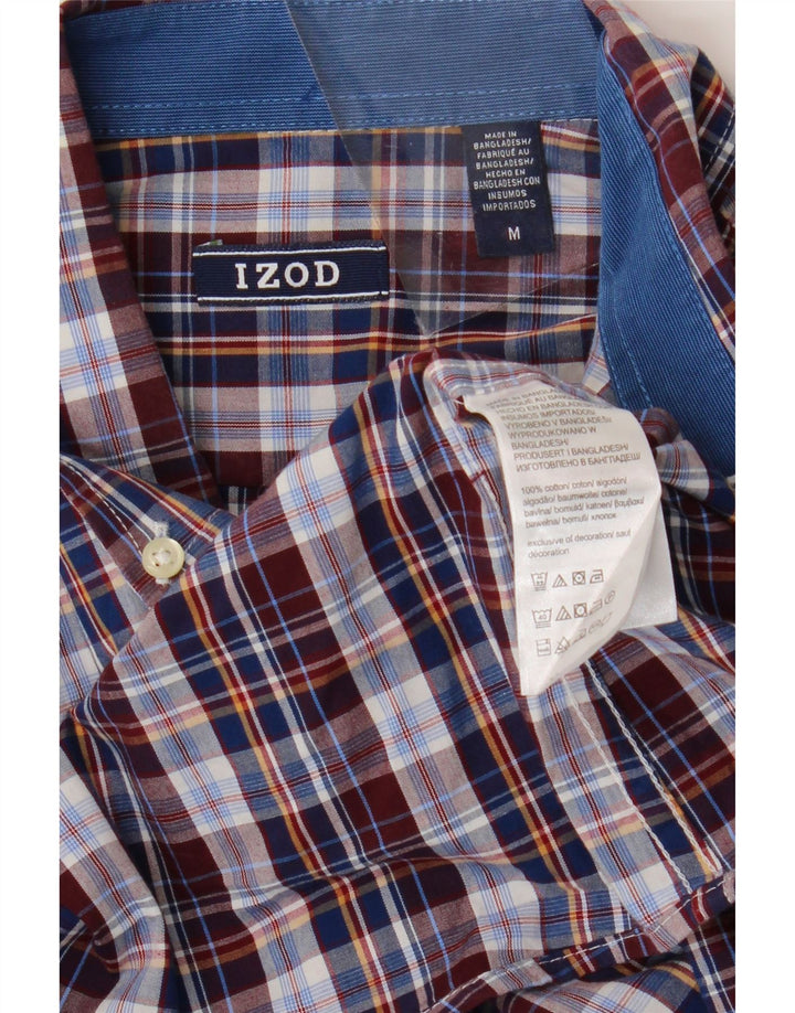 Рубашка мужская Izod, средний цвет, хлопок в клетку